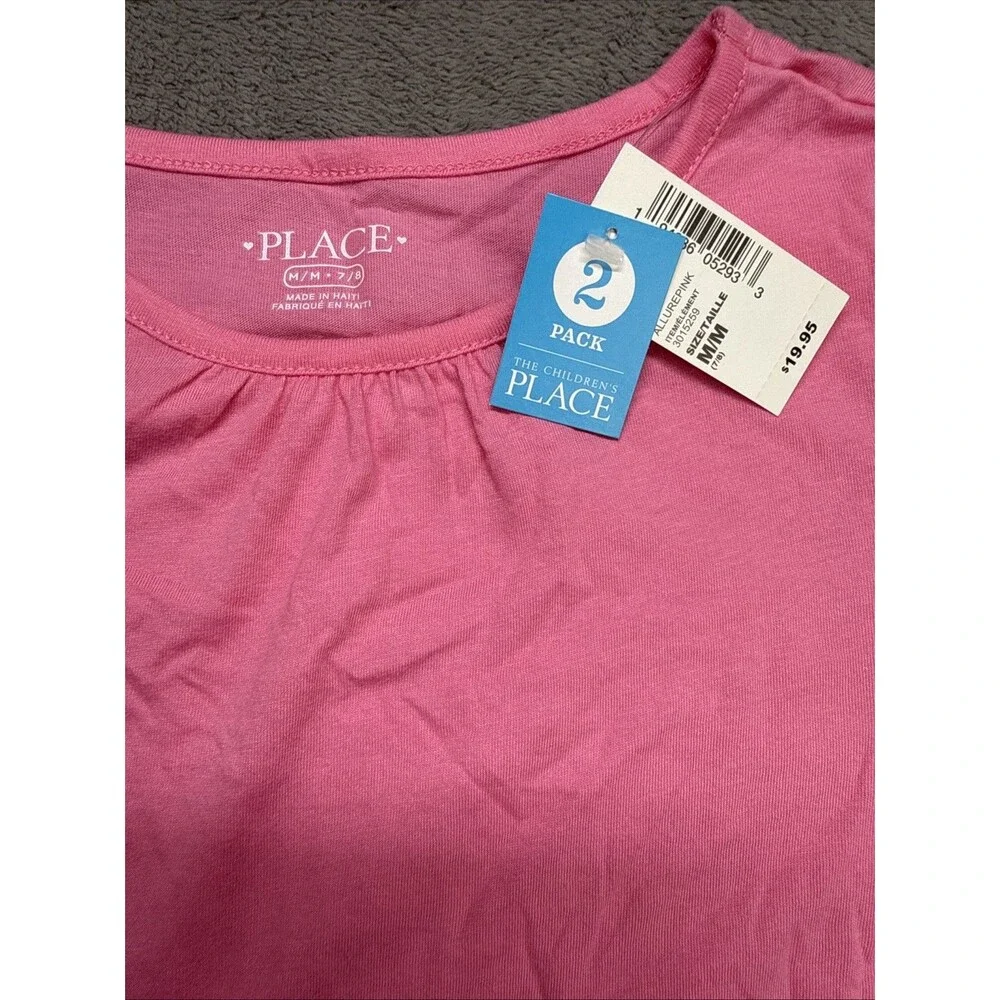 The Children's Place Long Sleeve T-Shirt Girls Sz 7/8 Pink